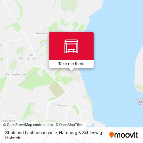 Stralsund Fachhochschule map