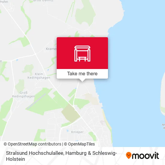 Карта Stralsund Hochschulallee