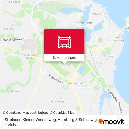 Stralsund Kleiner Wiesenweg map