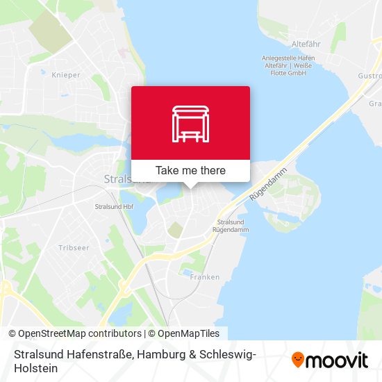 Stralsund Hafenstraße map