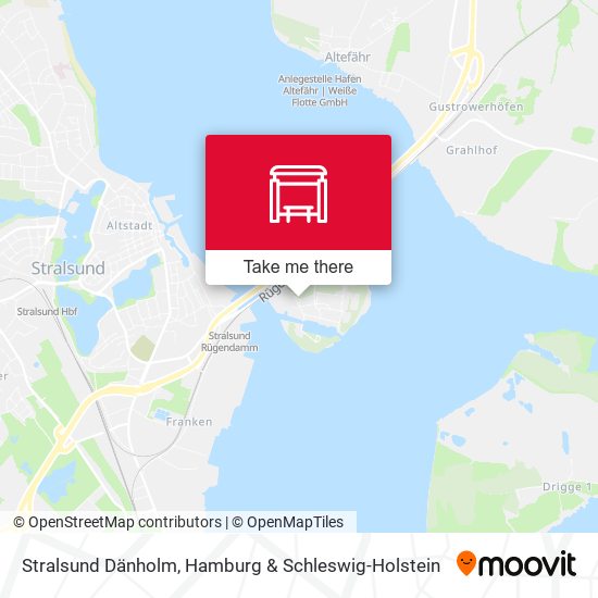 Stralsund Dänholm map
