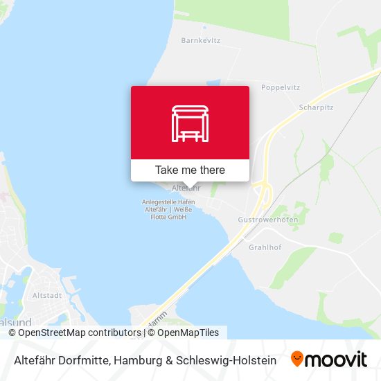 Altefähr Dorfmitte map