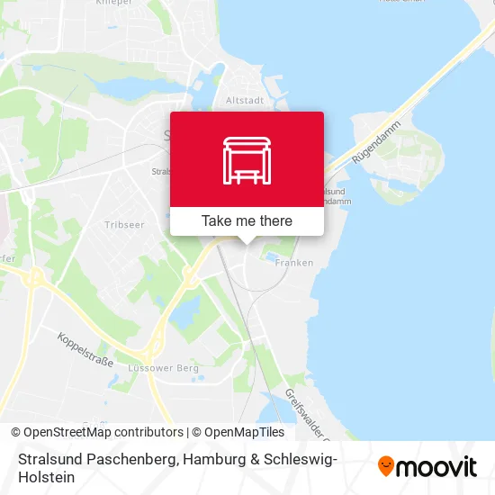 Карта Stralsund Paschenberg