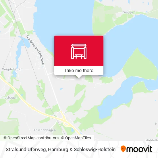Карта Stralsund Uferweg