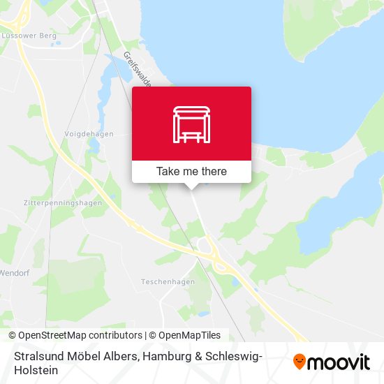 Stralsund Möbel Albers map
