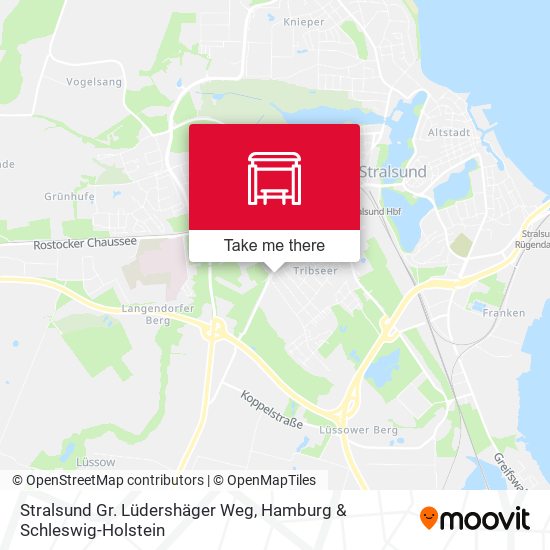 Stralsund Gr. Lüdershäger Weg map