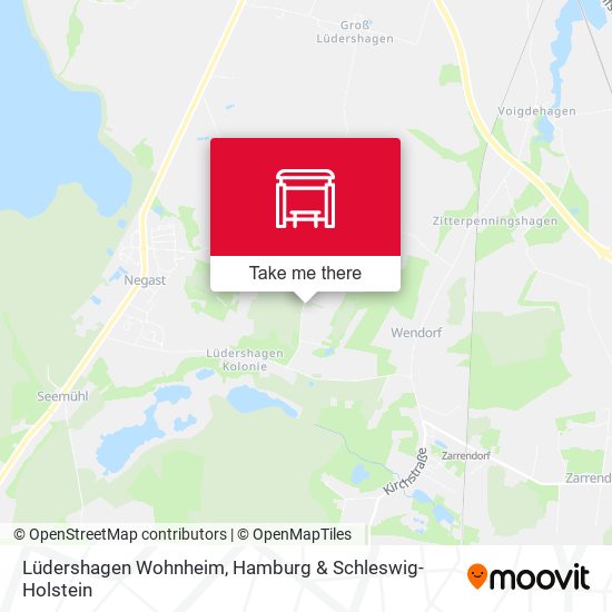 Lüdershagen Wohnheim map