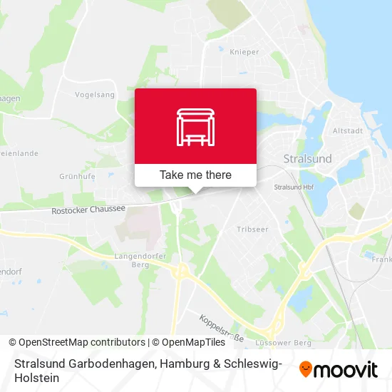 Карта Stralsund Garbodenhagen