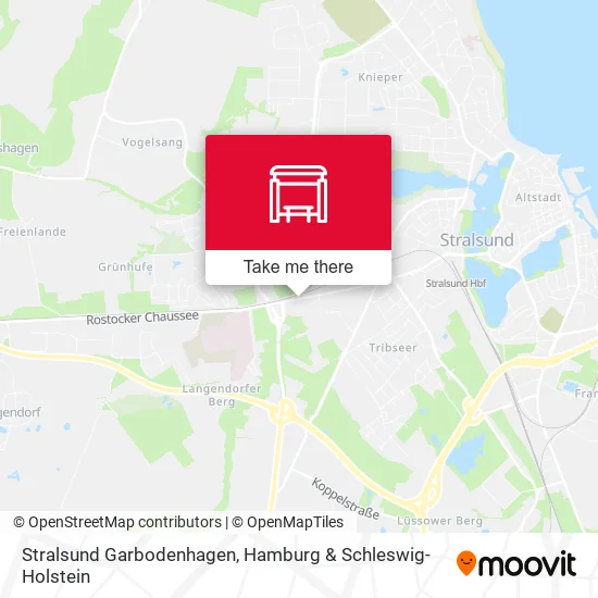 Карта Stralsund Garbodenhagen