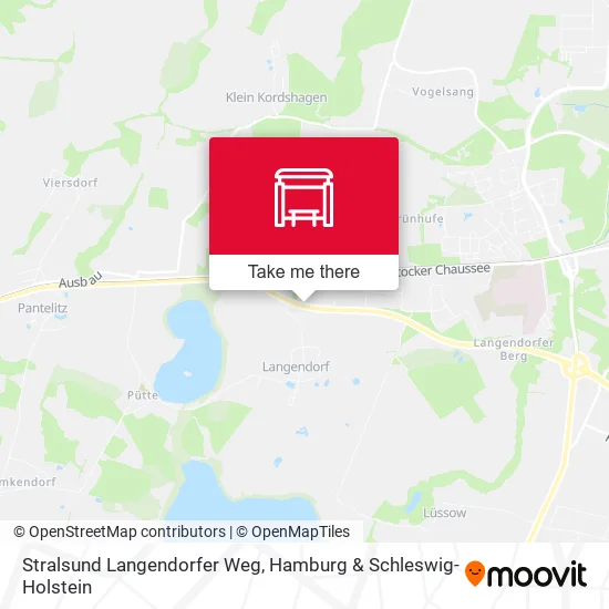 Карта Stralsund Langendorfer Weg