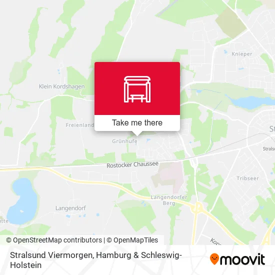 Карта Stralsund Viermorgen