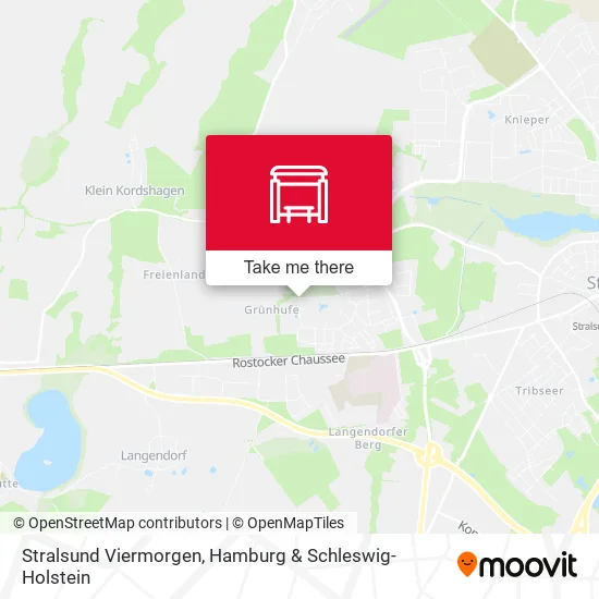 Карта Stralsund Viermorgen