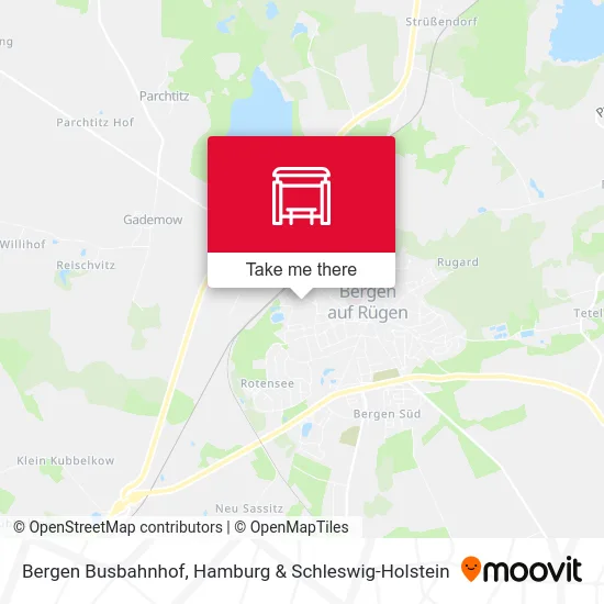 Карта Bergen Busbahnhof