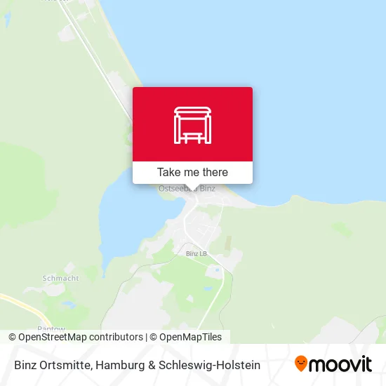 Карта Binz Ortsmitte