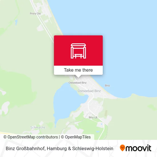 Карта Binz Großbahnhof