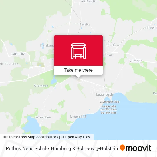Карта Putbus Neue Schule