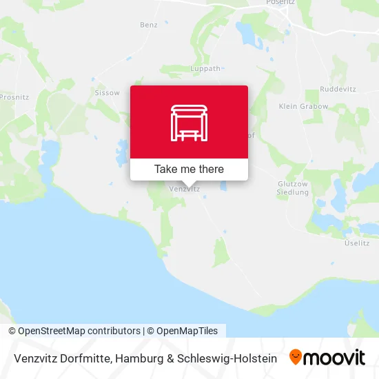 Карта Venzvitz Dorfmitte