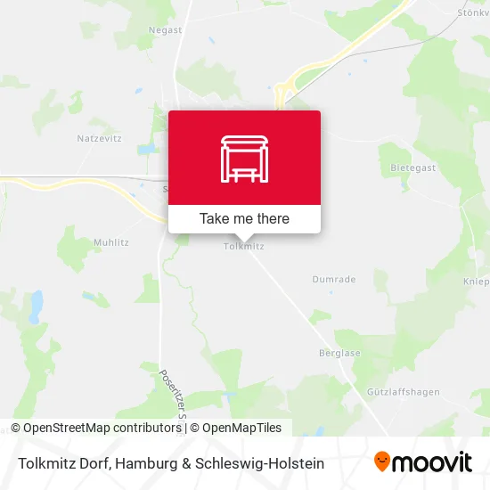 Tolkmitz Dorf map