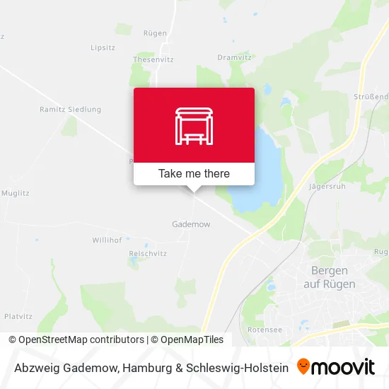 Карта Abzweig Gademow