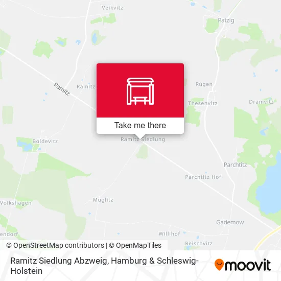 Карта Ramitz Siedlung Abzweig
