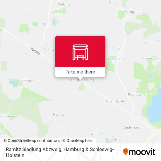 Карта Ramitz Siedlung Abzweig