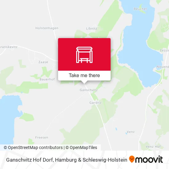 Карта Ganschvitz Hof Dorf