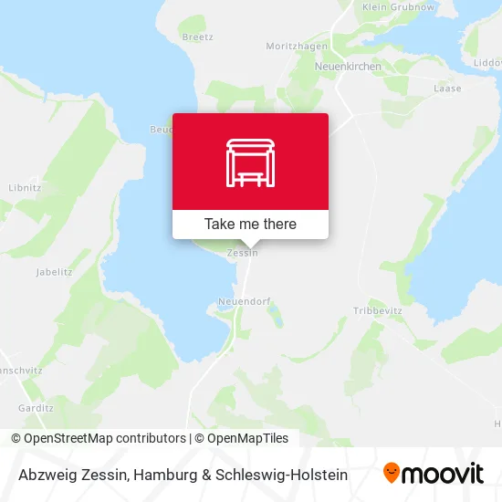 Карта Abzweig Zessin