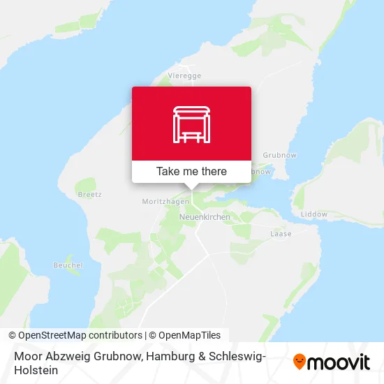 Карта Moor Abzweig Grubnow