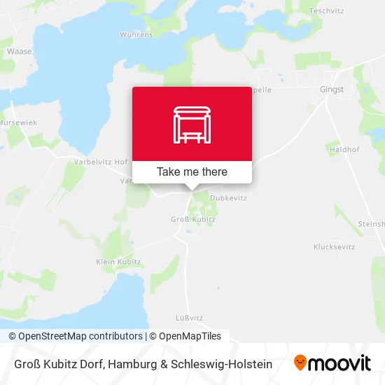 Карта Groß Kubitz Dorf