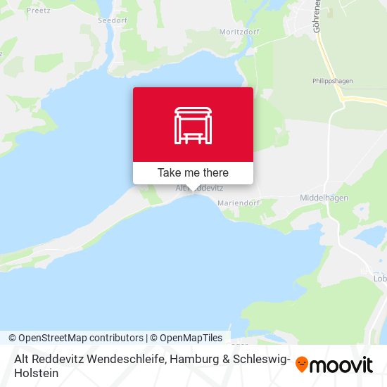 Alt Reddevitz Wendeschleife map