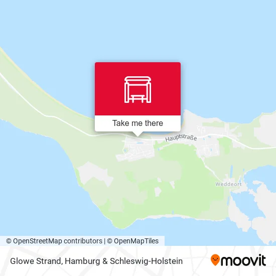 Карта Glowe Strand