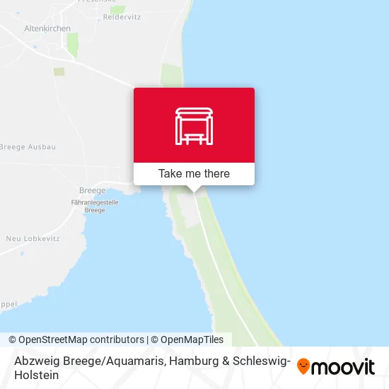 Карта Abzweig Breege/Aquamaris