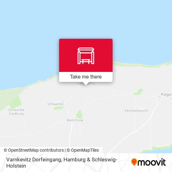 Карта Varnkevitz Dorfeingang