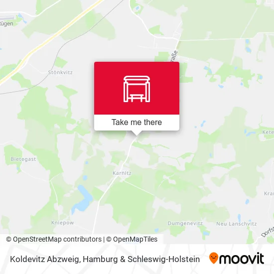 Карта Koldevitz Abzweig