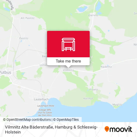 Карта Vilmnitz Alte Bäderstraße