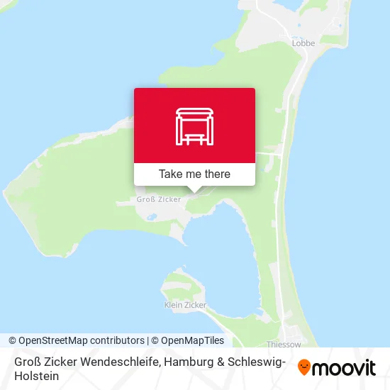 Карта Groß Zicker Wendeschleife