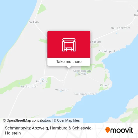 Карта Schmantevitz Abzweig