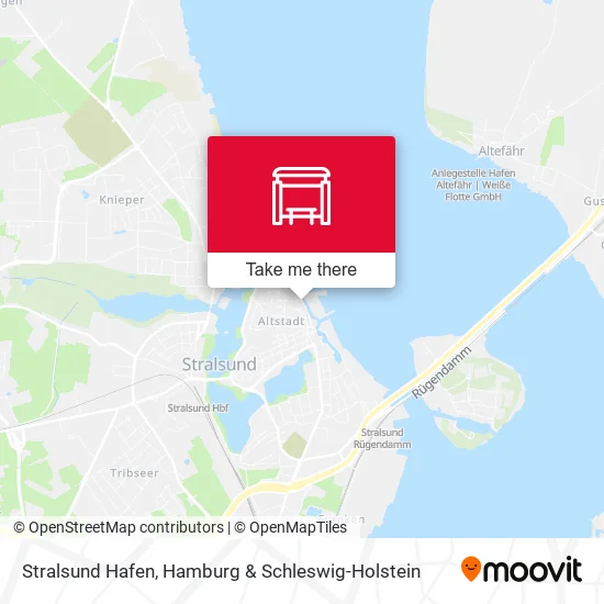Карта Stralsund Hafen