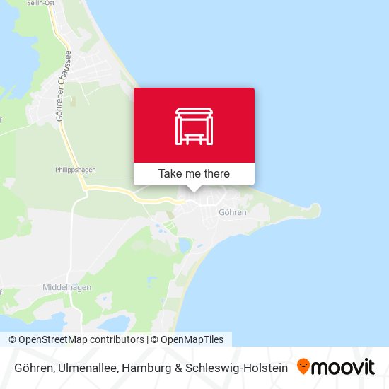 Göhren, Ulmenallee map