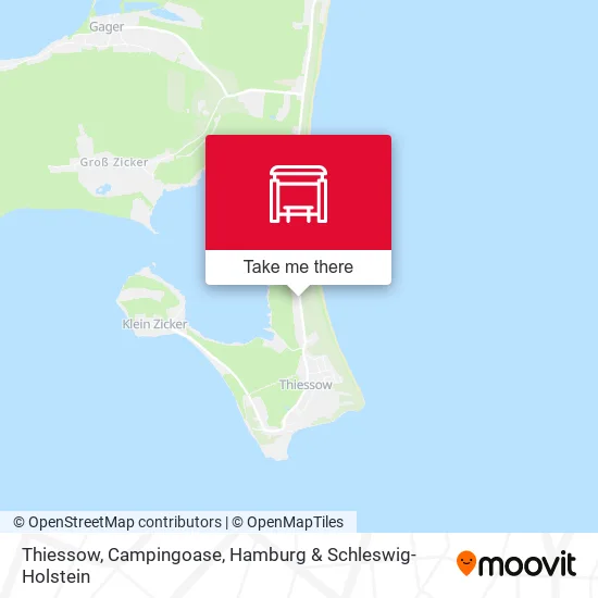 Карта Thiessow, Campingoase