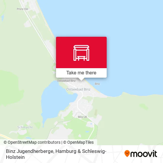 Карта Binz Jugendherberge
