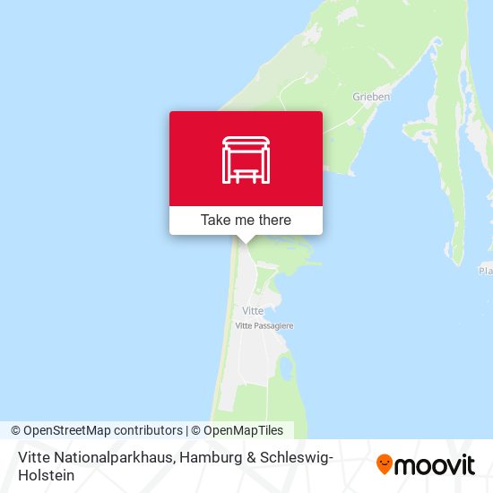 Vitte Nationalparkhaus map