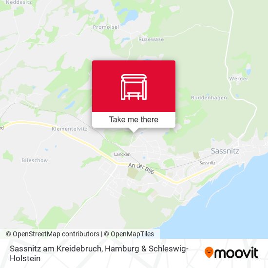 Sassnitz am Kreidebruch map