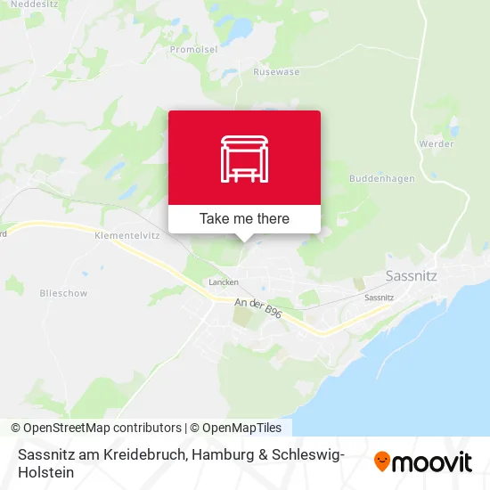 Карта Sassnitz am Kreidebruch