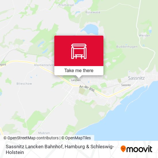Sassnitz Lancken Bahnhof map