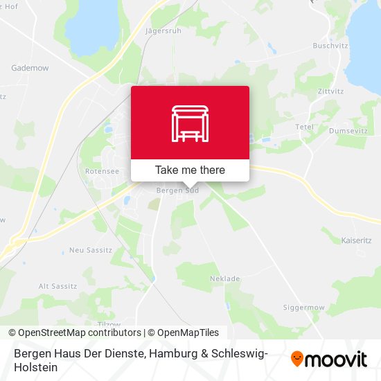 Bergen Haus Der Dienste map