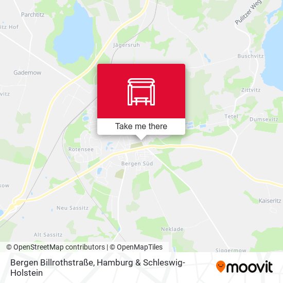 Bergen Billrothstraße map