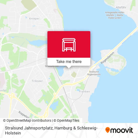 Карта Stralsund Jahnsportplatz