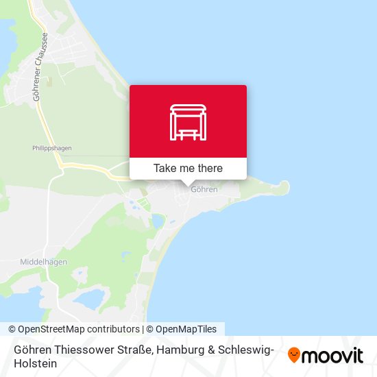 Göhren Thiessower Straße map