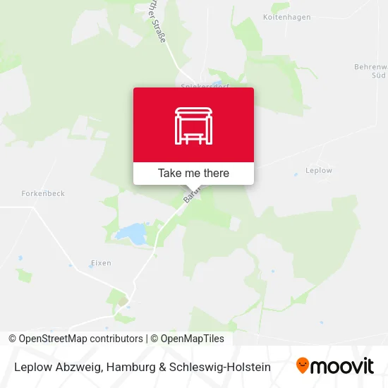 Карта Leplow Abzweig